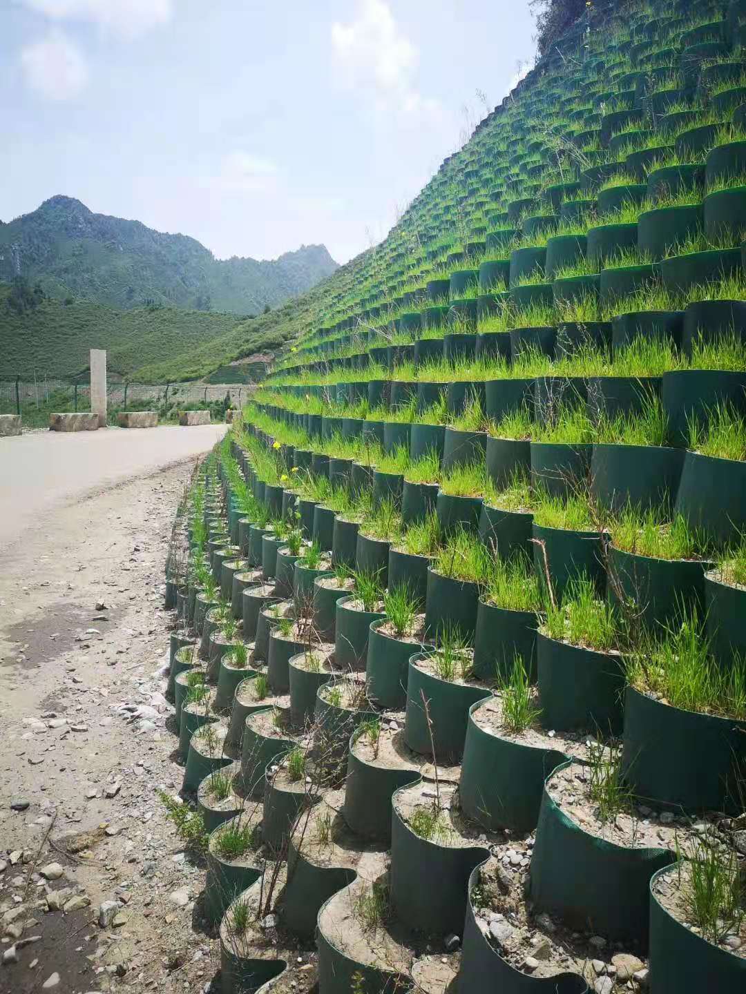 HDPE3D道路建設ジオセルセルラー閉じ込め